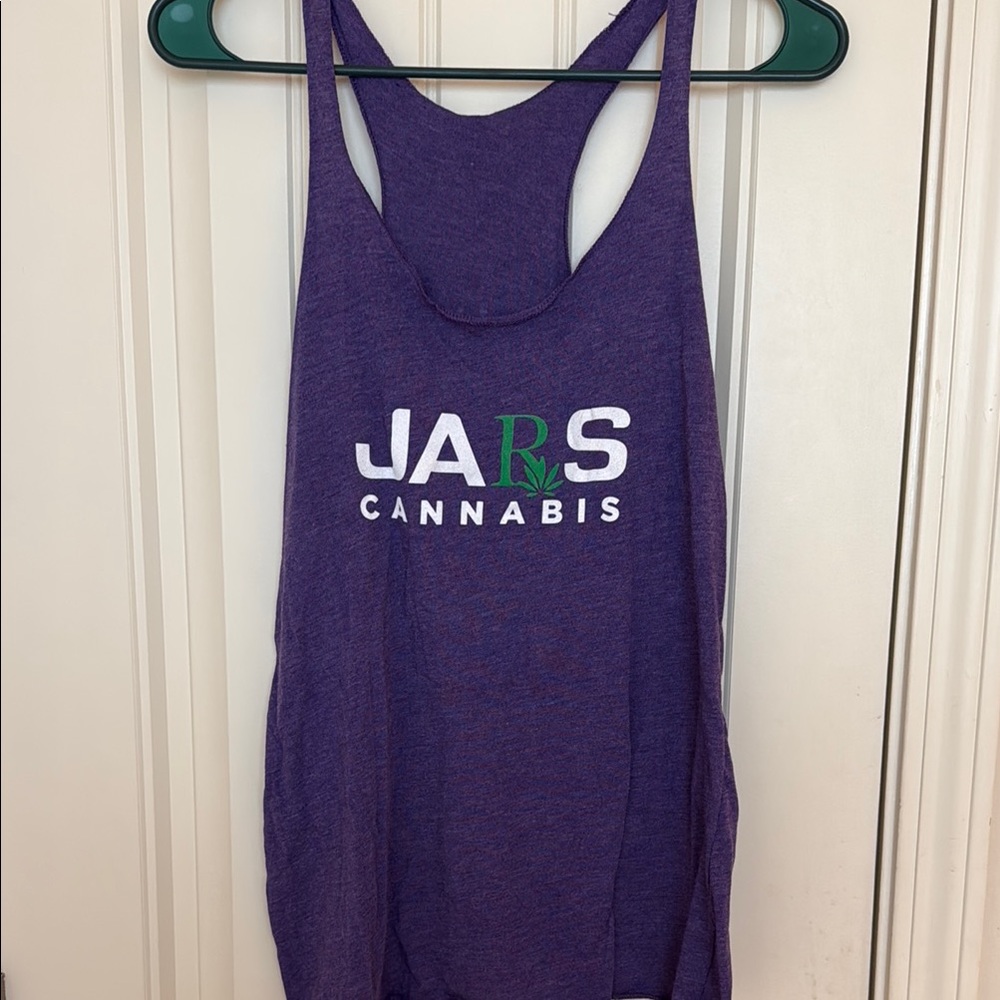 JAKS Cannabis Purple Sleeveless Tank Top